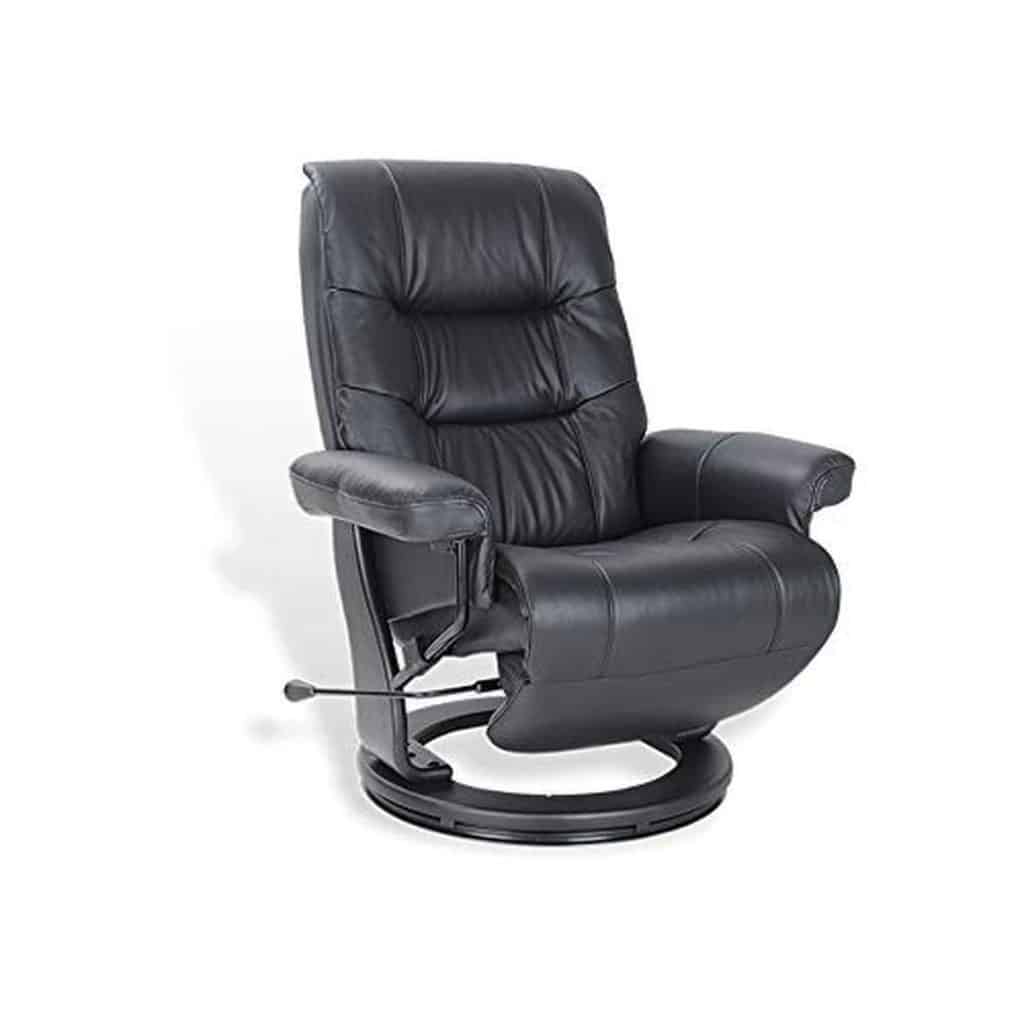 Avis : fauteuil Max relaxation design en cuir noir