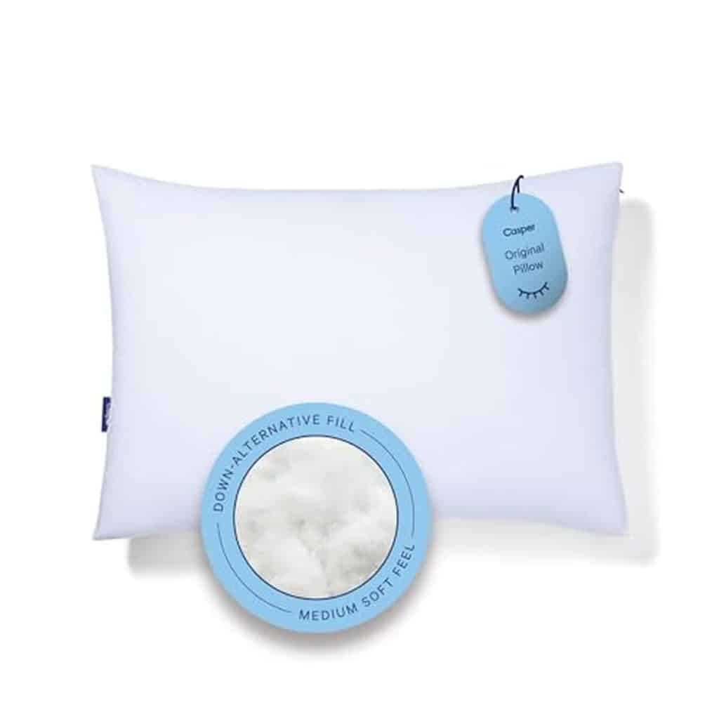 Test De L'oreiller Microfibre Casper Sleep Original
