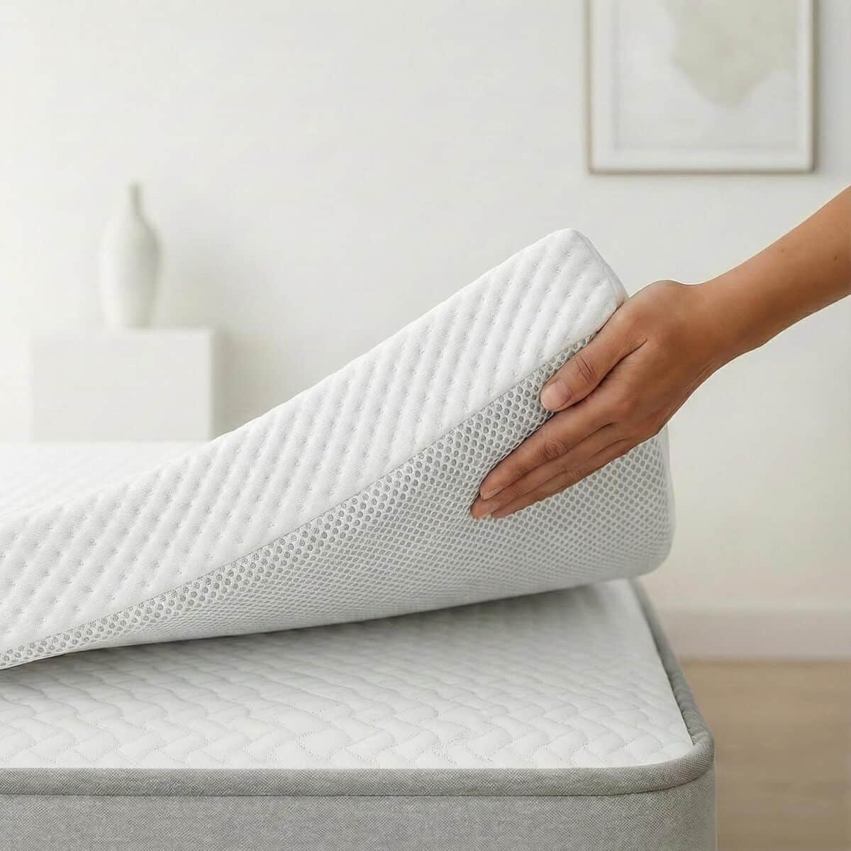 Test du surmatelas 200x200 : confort double face avec mousse mémoire