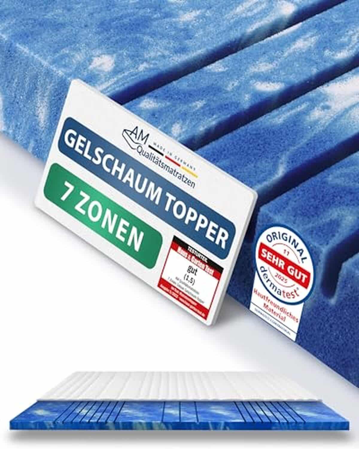 Test du surmatelas mémoire de forme 8 cm moelleux 140x190
