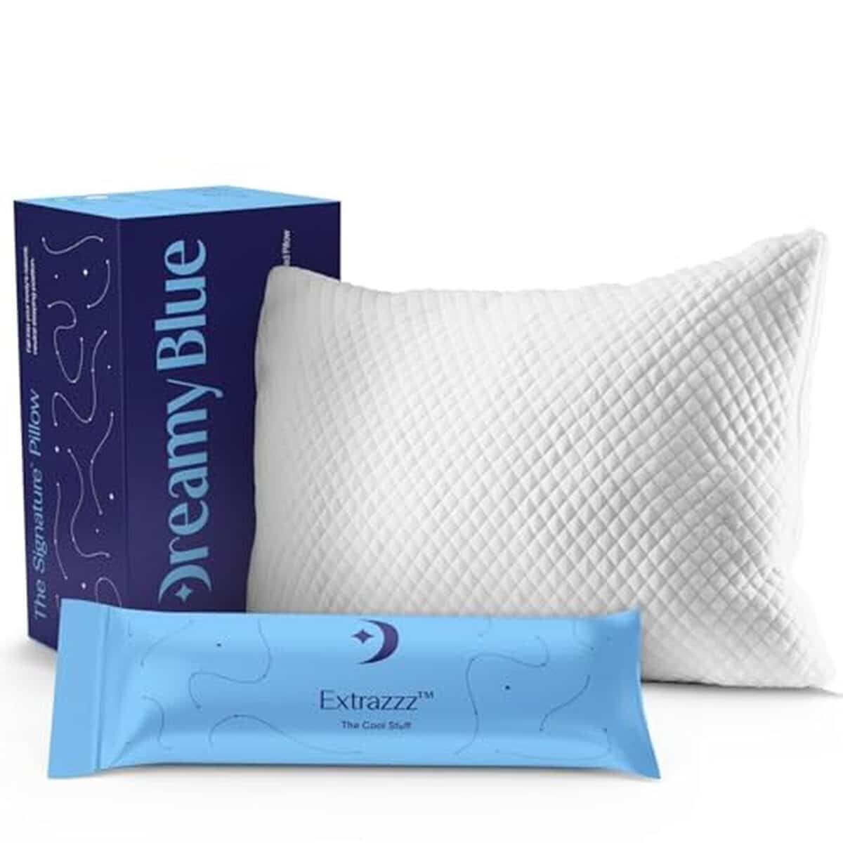 Test : oreiller DreamyBlue à mousse à mémoire déchiquetée