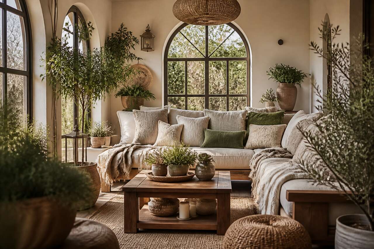 Idée déco: la véranda salon cosy façon cocon Idée déco: la véranda salon cosy façon cocon