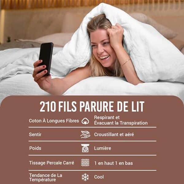Découvrez notre test complet de la parure de lit Pizuna en coton 270x310 cm : qualité, confort et durabilité pour des nuits exceptionnelles.