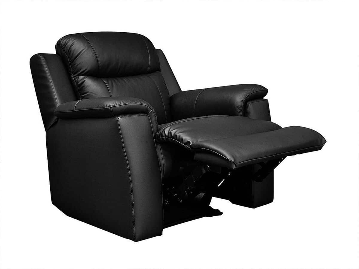 Avis fauteuil relax Evasion en cuir noir par Vente-unique