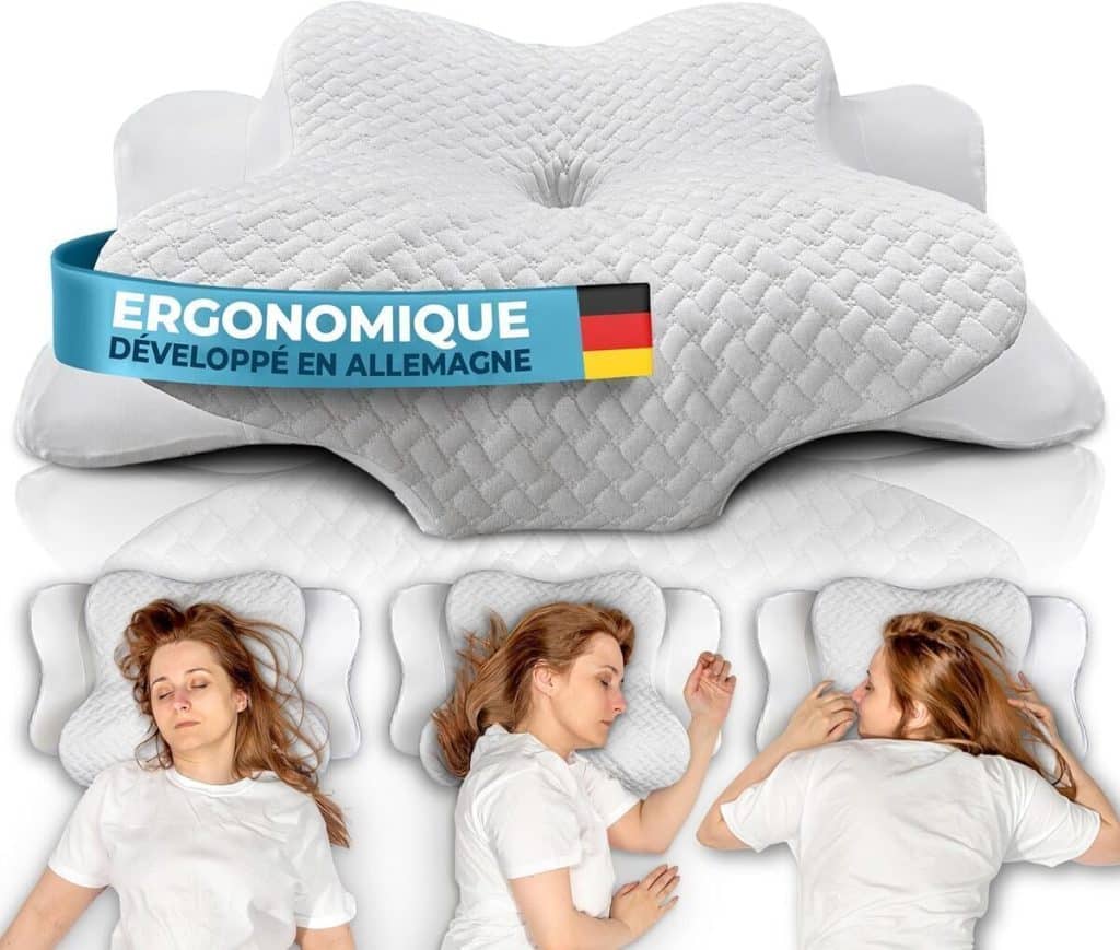 Test : oreiller ergonomique cervical Glückstoff® pour un confort optimal