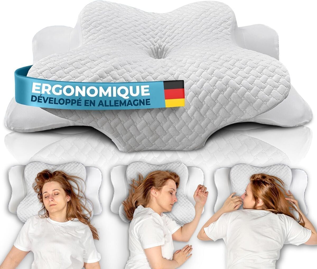 Test : oreiller ergonomique cervical Glückstoff® pour un confort optimal