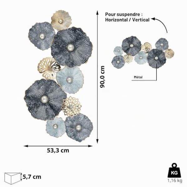 Découvrez notre avis complet sur la décoration murale Ariana avec ses magnifiques fleurs 3D en métal. Design moderne, qualité et conseils d'installation pour sublimer vos murs. 