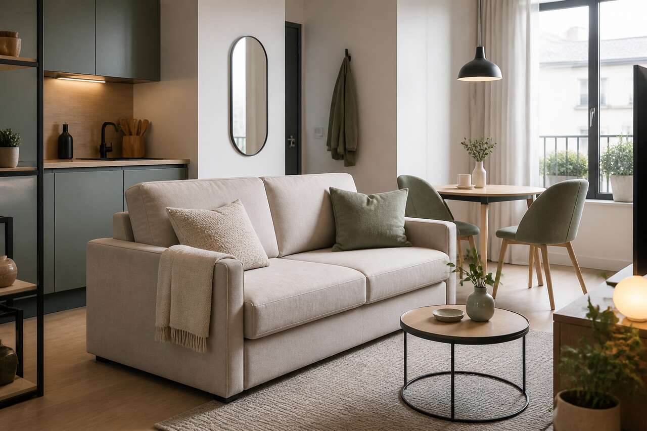 Canapés convertibles compacts pour petits appartements