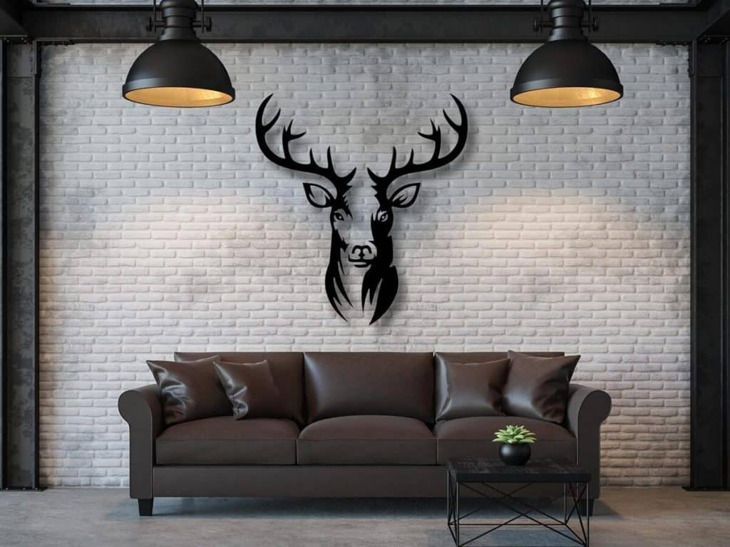 Avis : décoration murale 3D Vailla tête de cerf 2 en bois