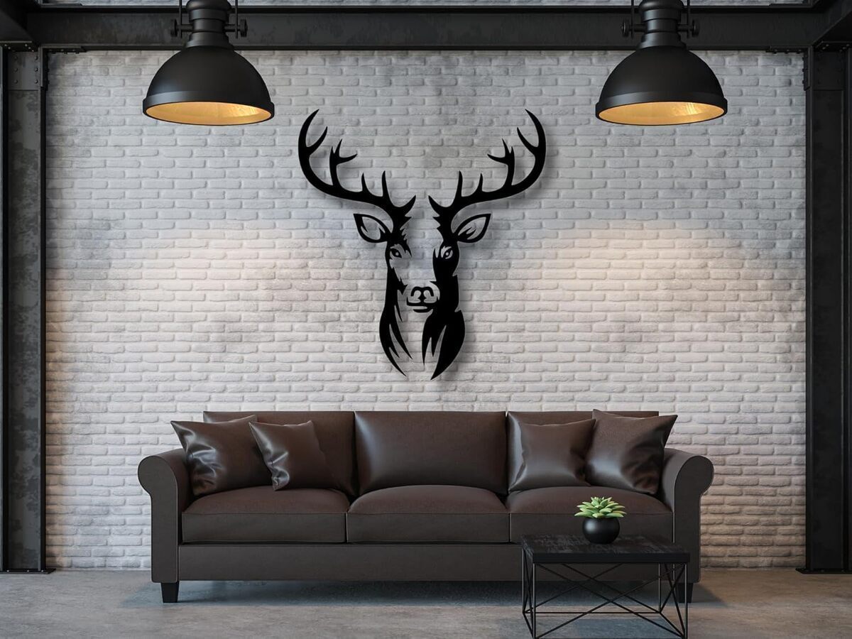 Avis : décoration murale 3D Vailla tête de cerf 2 en bois
