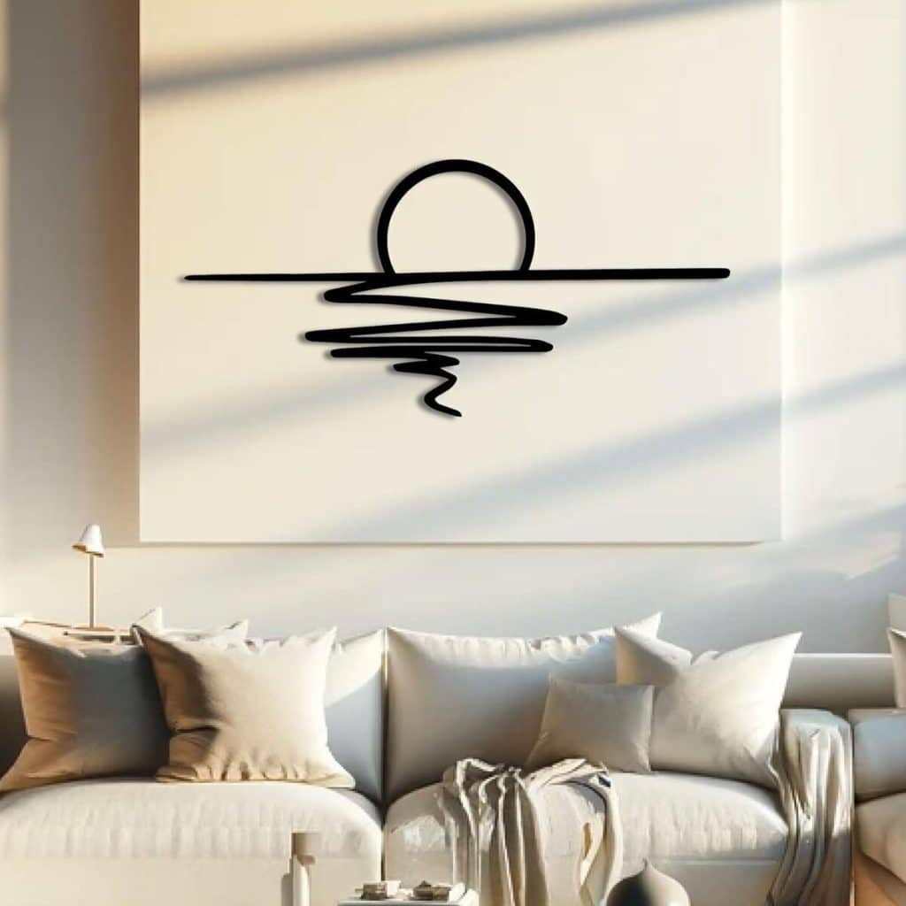 Avis Harmonie Design décoration murale métal coucher de soleil