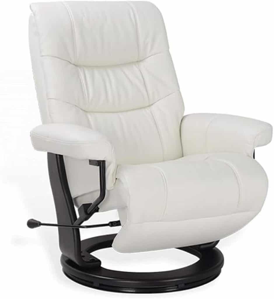 Avis sur le fauteuil de relaxation Max en cuir blanc