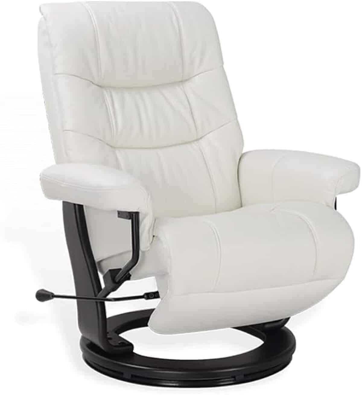Avis sur le fauteuil de relaxation Max en cuir blanc