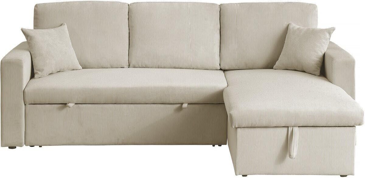 Test : canapé d'angle Habitat et jardin Alain en velours beige